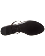 Saint Laurent Cassandra Leather Sandal