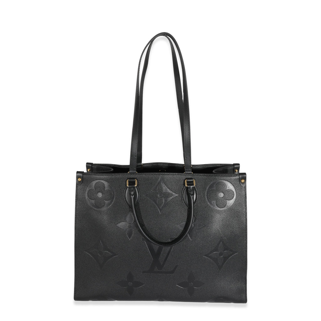 Louis Vuitton Louis Vuitton Black Empreinte Monogram Giant OnTheGo GM