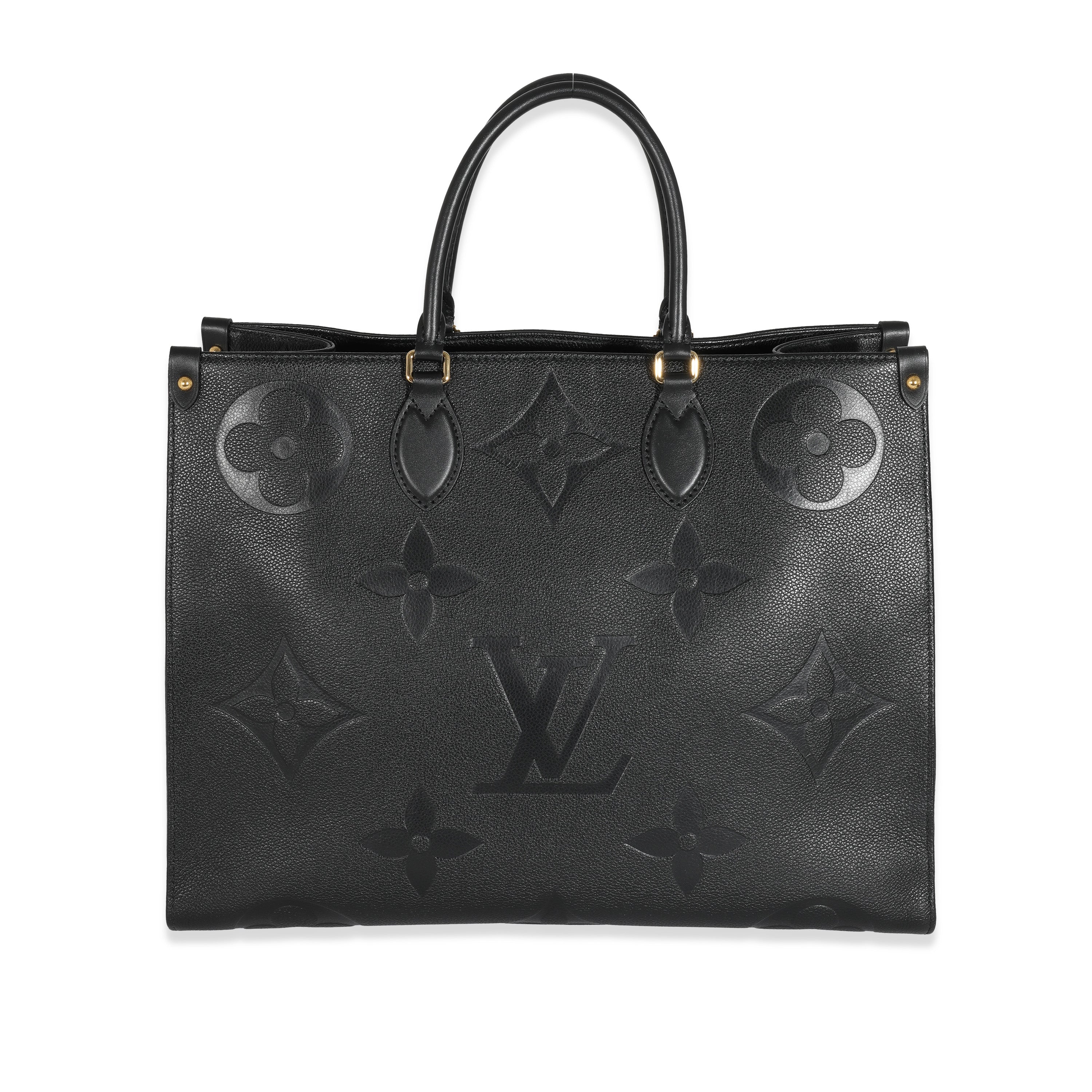 Louis Vuitton Louis Vuitton Black Empreinte Monogram Giant OnTheGo GM