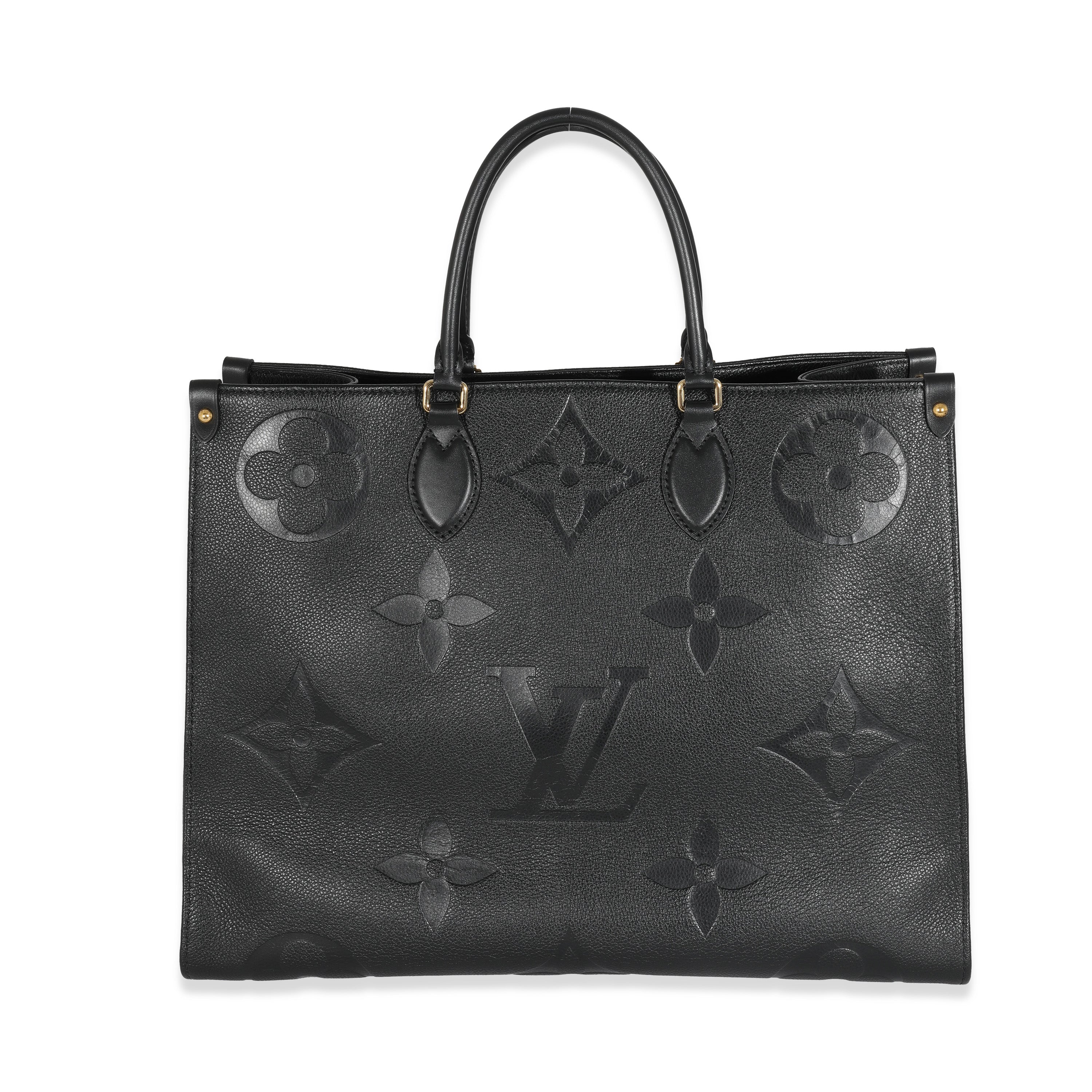 Louis Vuitton Louis Vuitton Black Empreinte Monogram Giant OnTheGo GM