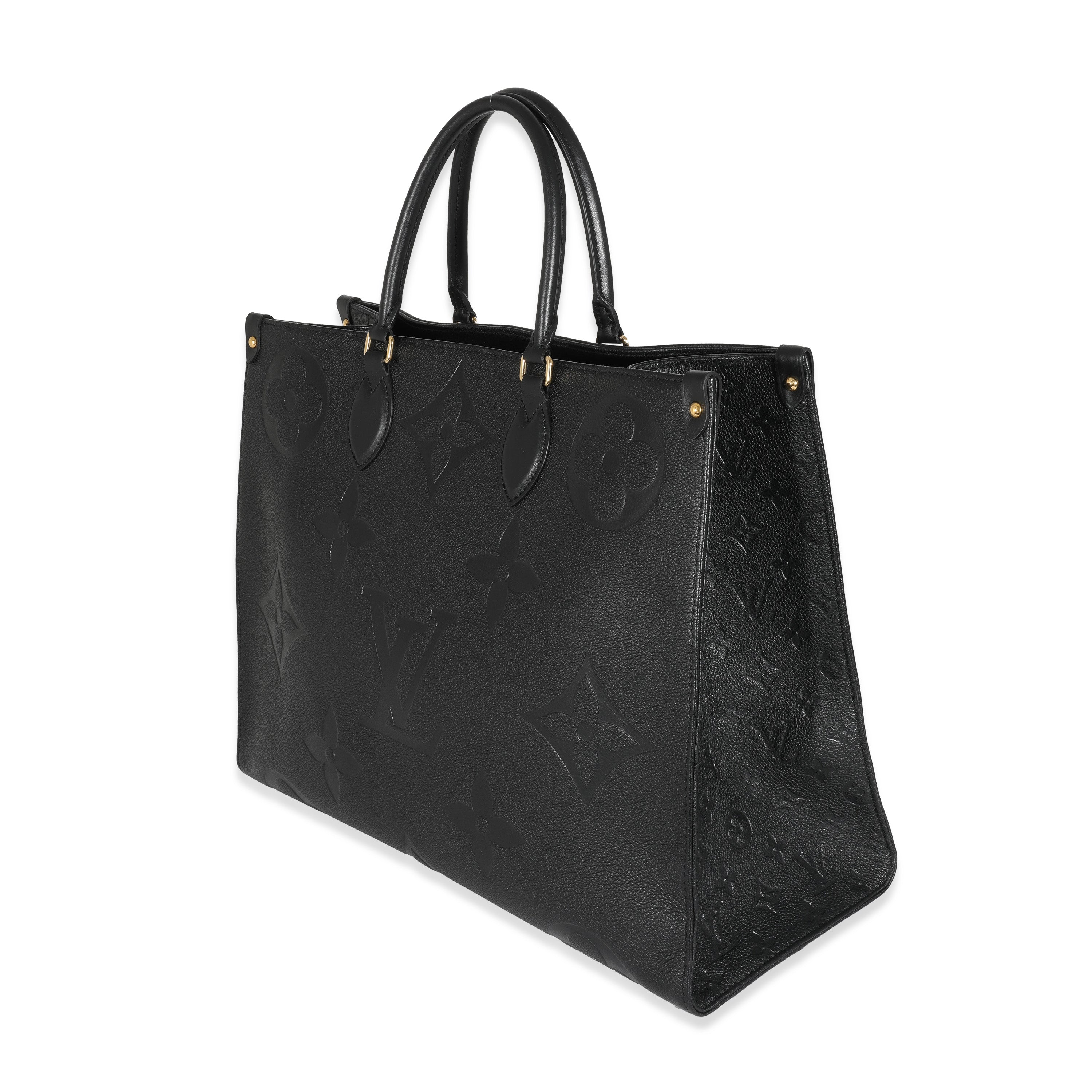 Louis Vuitton Louis Vuitton Black Empreinte Monogram Giant OnTheGo GM