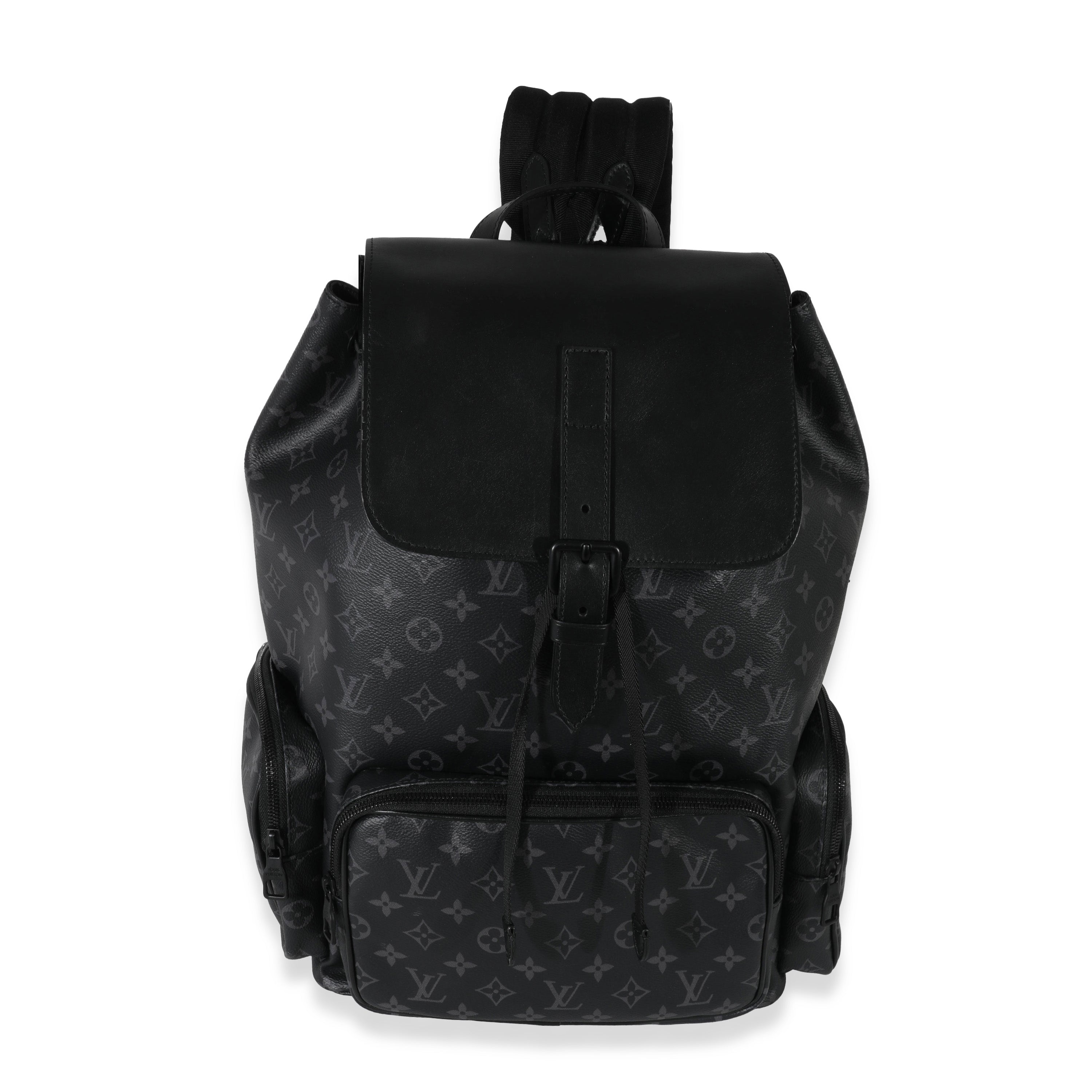 Louis Vuitton Monogram Eclipse Canvas Trio Backpack
