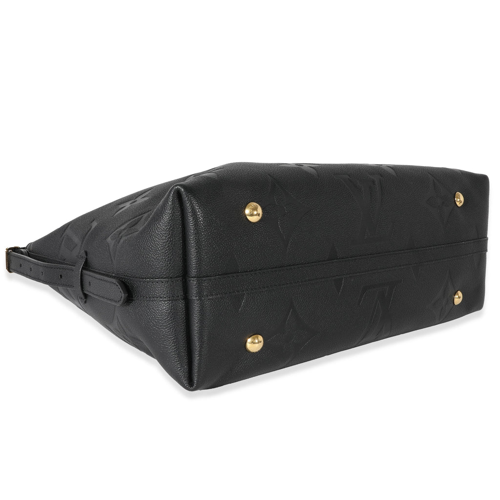 Louis Vuitton Louis Vuitton Black Empreinte Monogram CarryAll MM