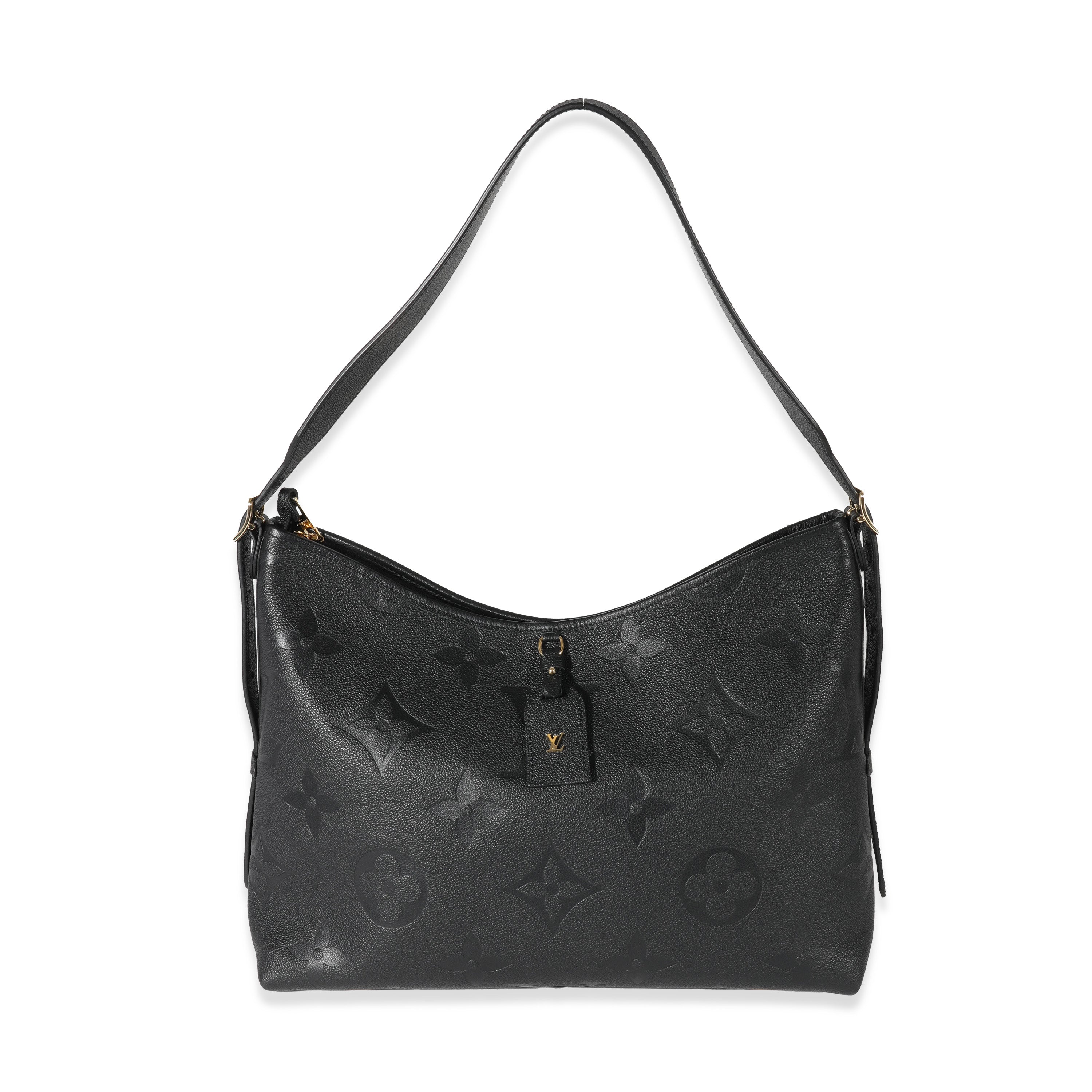 Louis Vuitton Louis Vuitton Black Empreinte Monogram CarryAll MM
