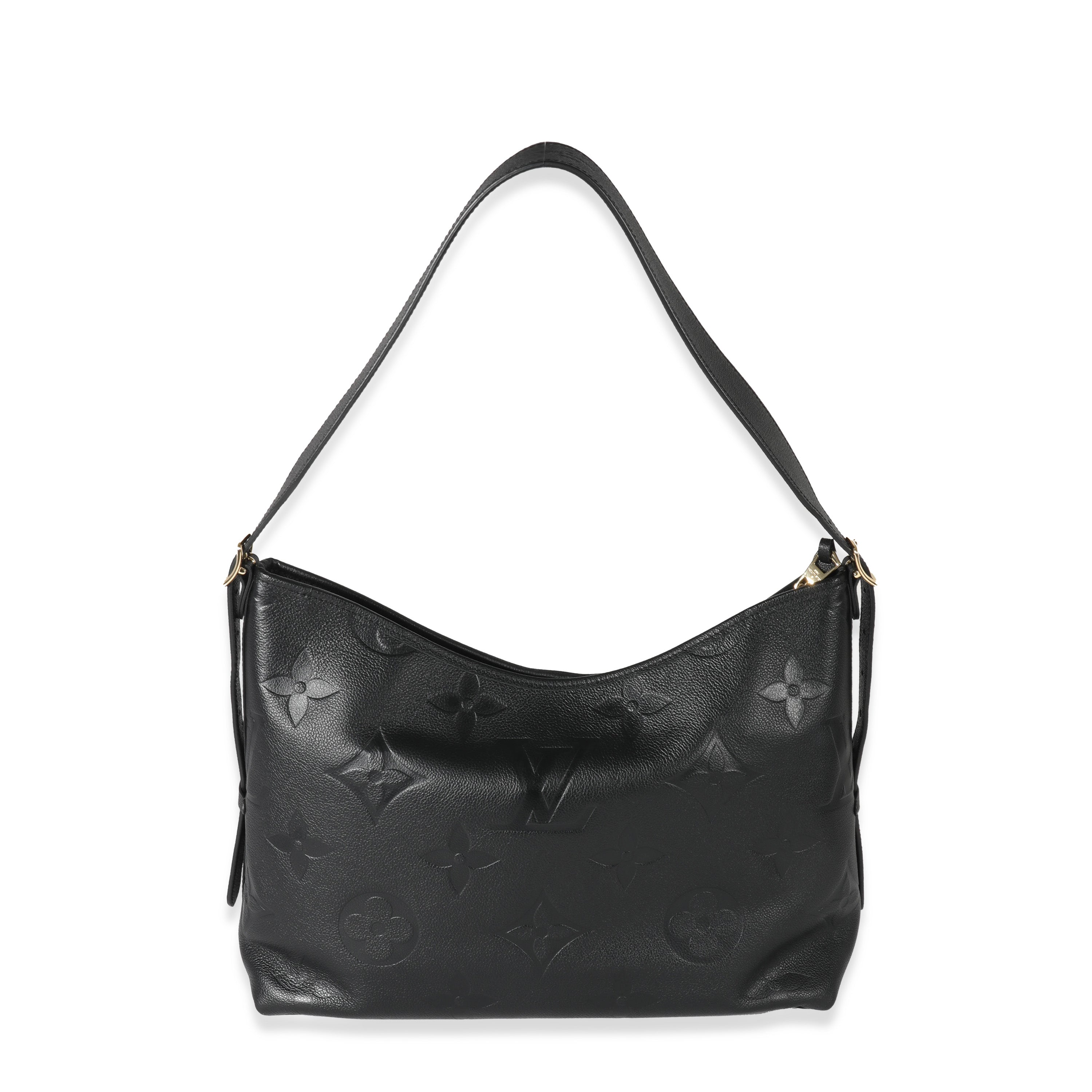 Louis Vuitton Louis Vuitton Black Empreinte Monogram CarryAll MM