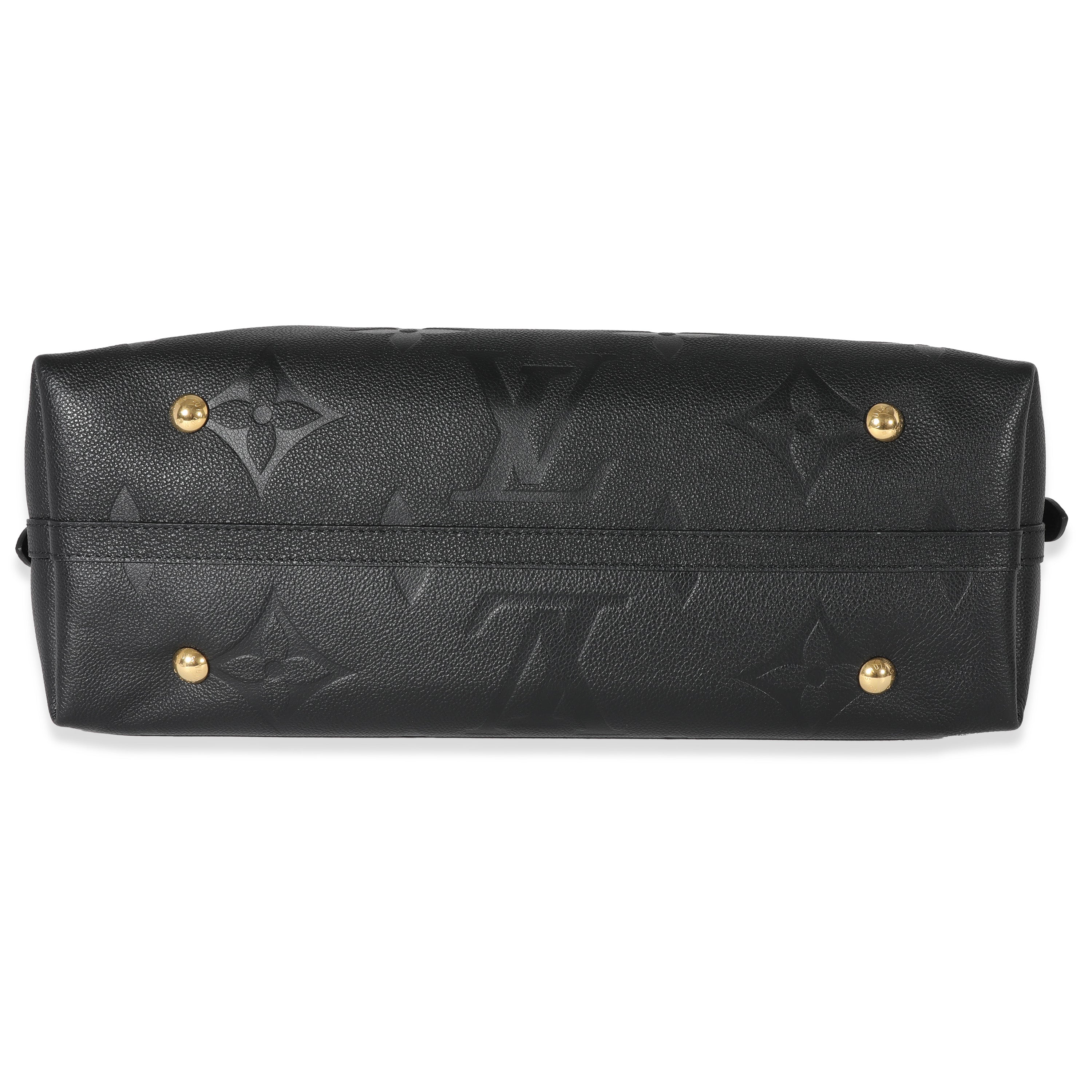 Louis Vuitton Louis Vuitton Black Empreinte Monogram CarryAll MM
