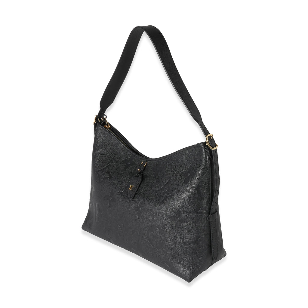 Louis Vuitton Louis Vuitton Black Empreinte Monogram CarryAll MM