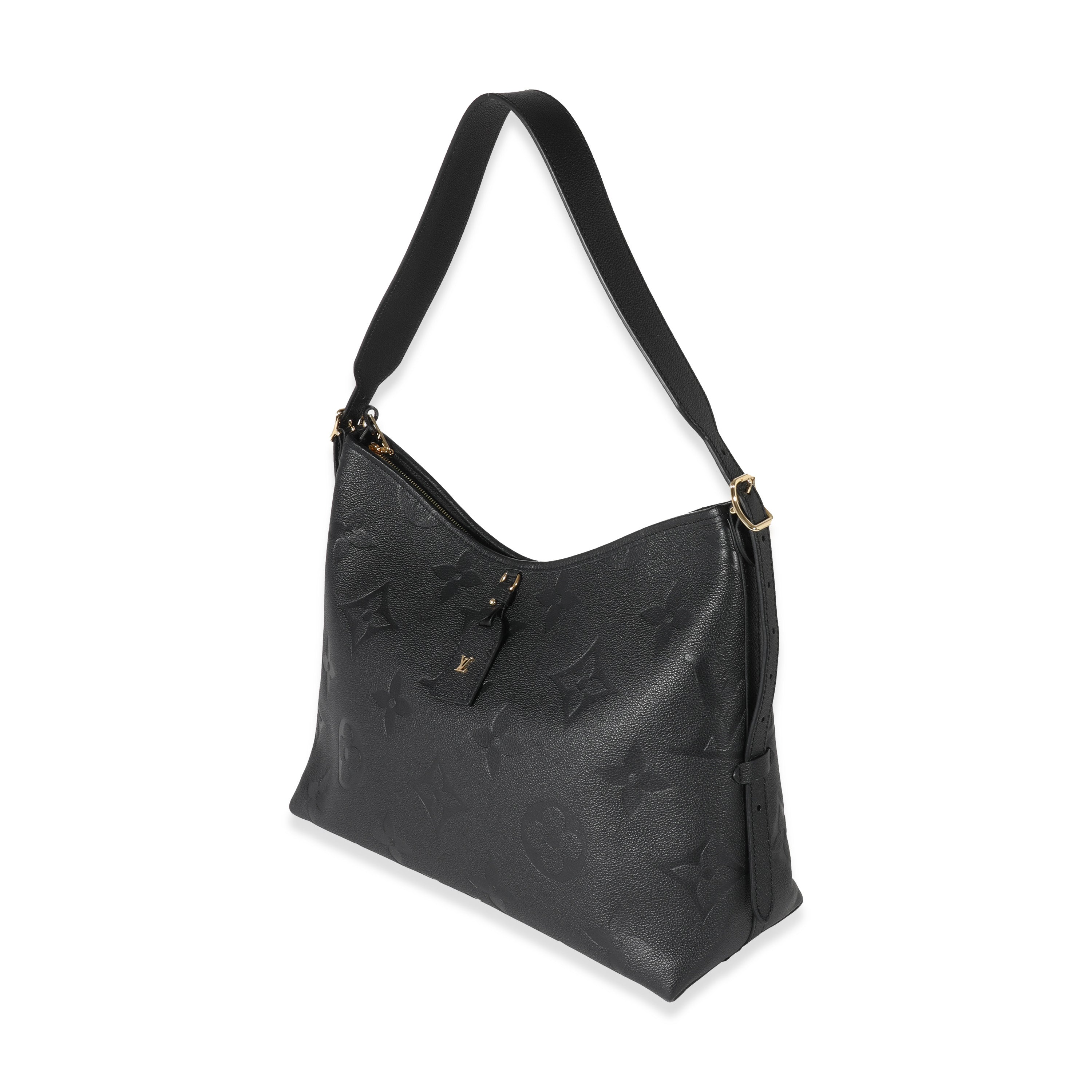 Louis Vuitton Louis Vuitton Black Empreinte Monogram CarryAll MM