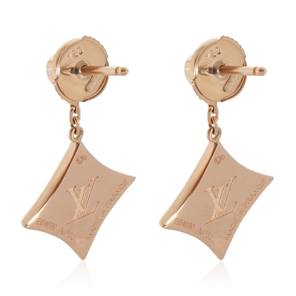 Louis Vuitton Louis Vuitton Color Blossom BB Star Earrings in 18K  Rose Gold 0.08 CTW
