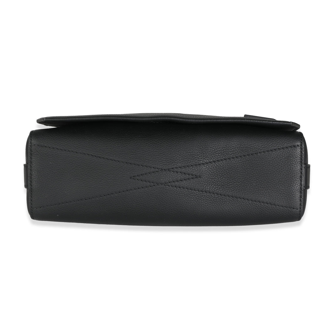 Louis Vuitton Black Grained Calf Leather Aerogram Takeoff Messenger