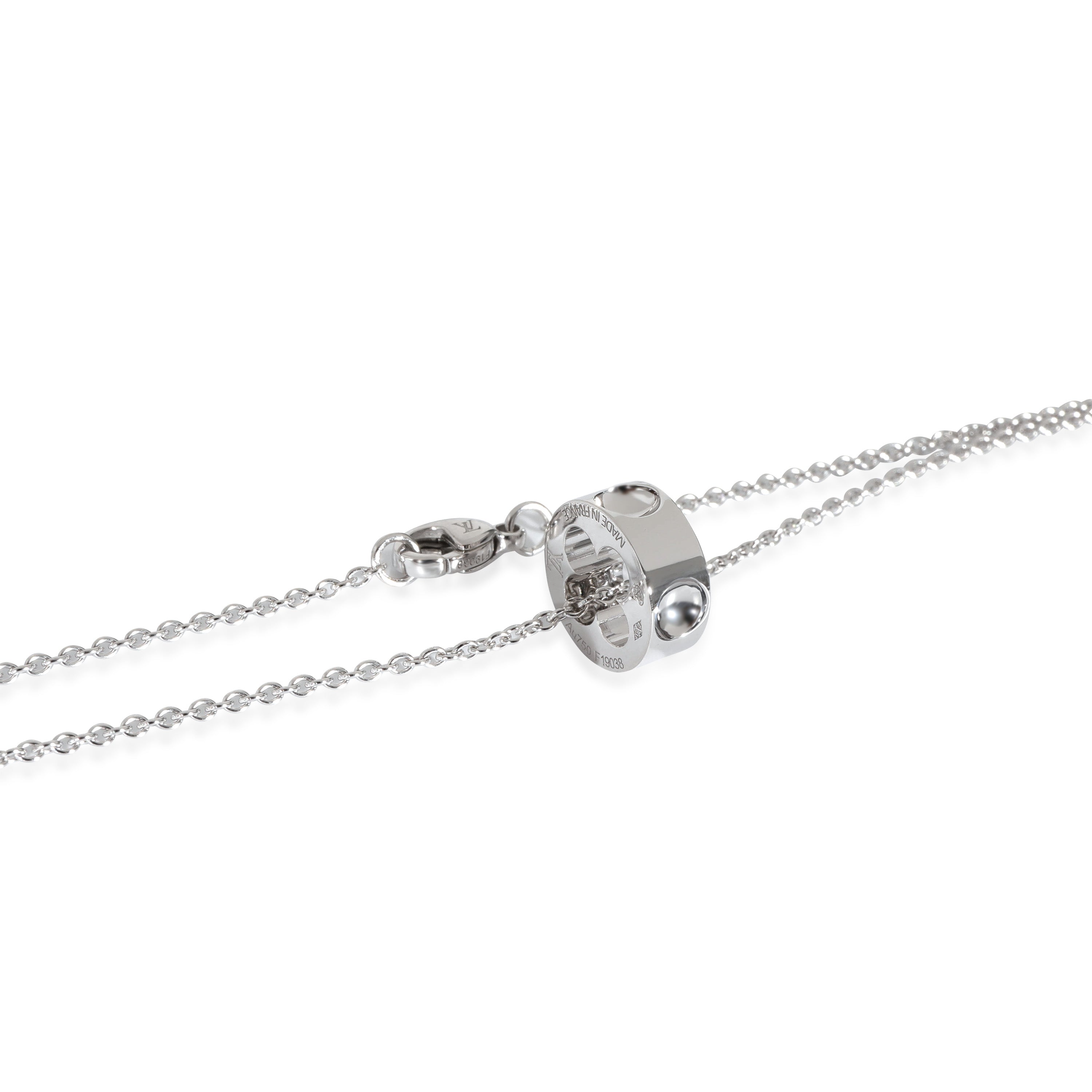 Louis Vuitton Louis Vuitton Idylle Blossom Necklace in 18k White Gold