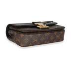 Louis Vuitton Louis Vuitton Black Leather Monogram Canvas Marceau Bag