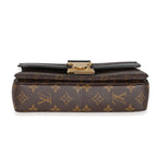 Louis Vuitton Louis Vuitton Black Leather Monogram Canvas Marceau Bag