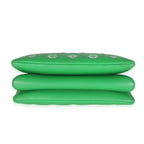 Louis Vuitton Louis Vuitton Green White Puffy Lambskin Monogram Coussin PM
