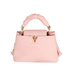 Louis Vuitton Louis Vuitton Bubble Gum Pink Taurillon Scrunchie Capucines BB