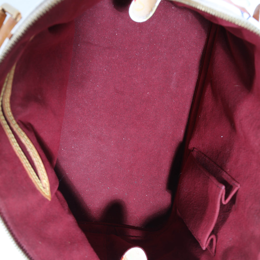 Louis Vuitton Louis Vuitton x Takashi Murakami White Monogram Multicolore Canvas Alma PM