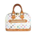 Louis Vuitton Louis Vuitton x Takashi Murakami White Monogram Multicolore Canvas Alma PM