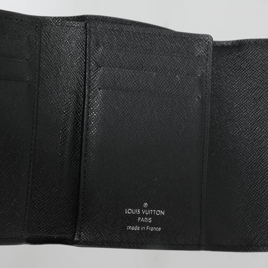 Louis Vuitton Louis Vuitton Black Epi Twist Compact Wallet