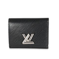 Louis Vuitton Louis Vuitton Black Epi Twist Compact Wallet