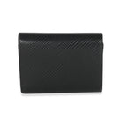 Louis Vuitton Louis Vuitton Black Epi Twist Compact Wallet