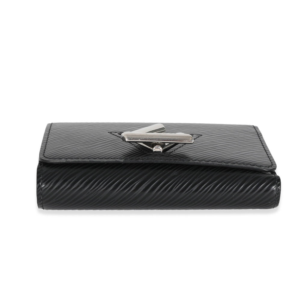 Louis Vuitton Louis Vuitton Black Epi Twist Compact Wallet