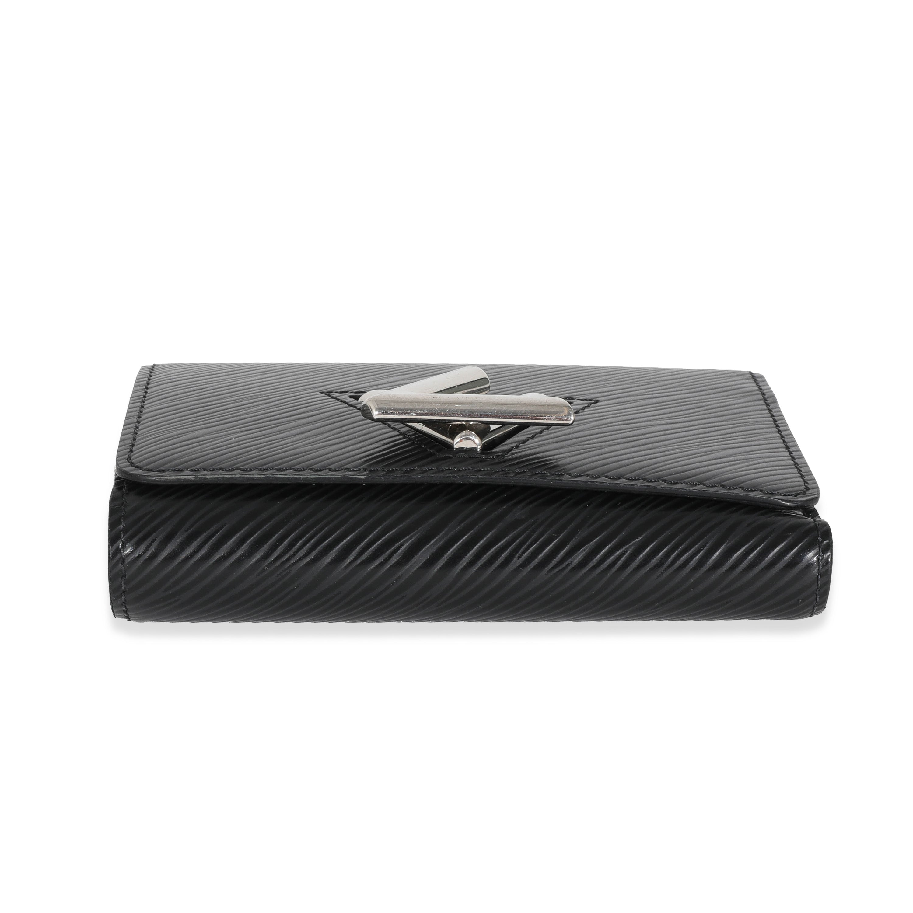 Louis Vuitton Louis Vuitton Black Epi Twist Compact Wallet