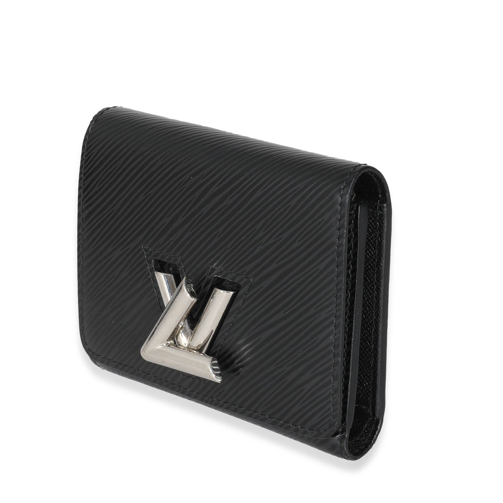 Louis Vuitton Louis Vuitton Black Epi Twist Compact Wallet