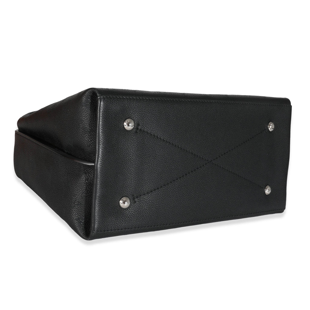 Louis Vuitton Louis Vuitton Black Mahina Carmel Hobo
