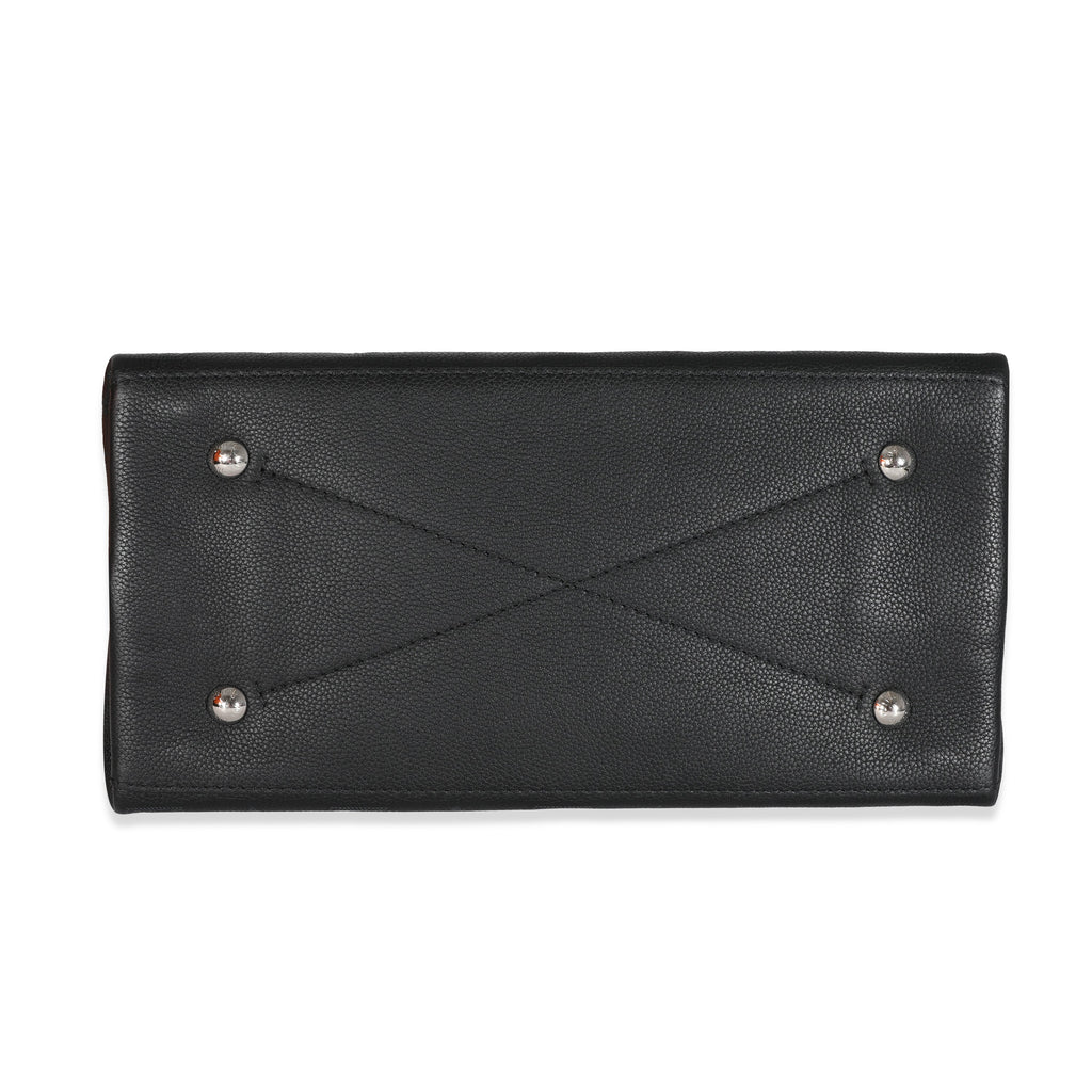 Louis Vuitton Louis Vuitton Black Mahina Carmel Hobo