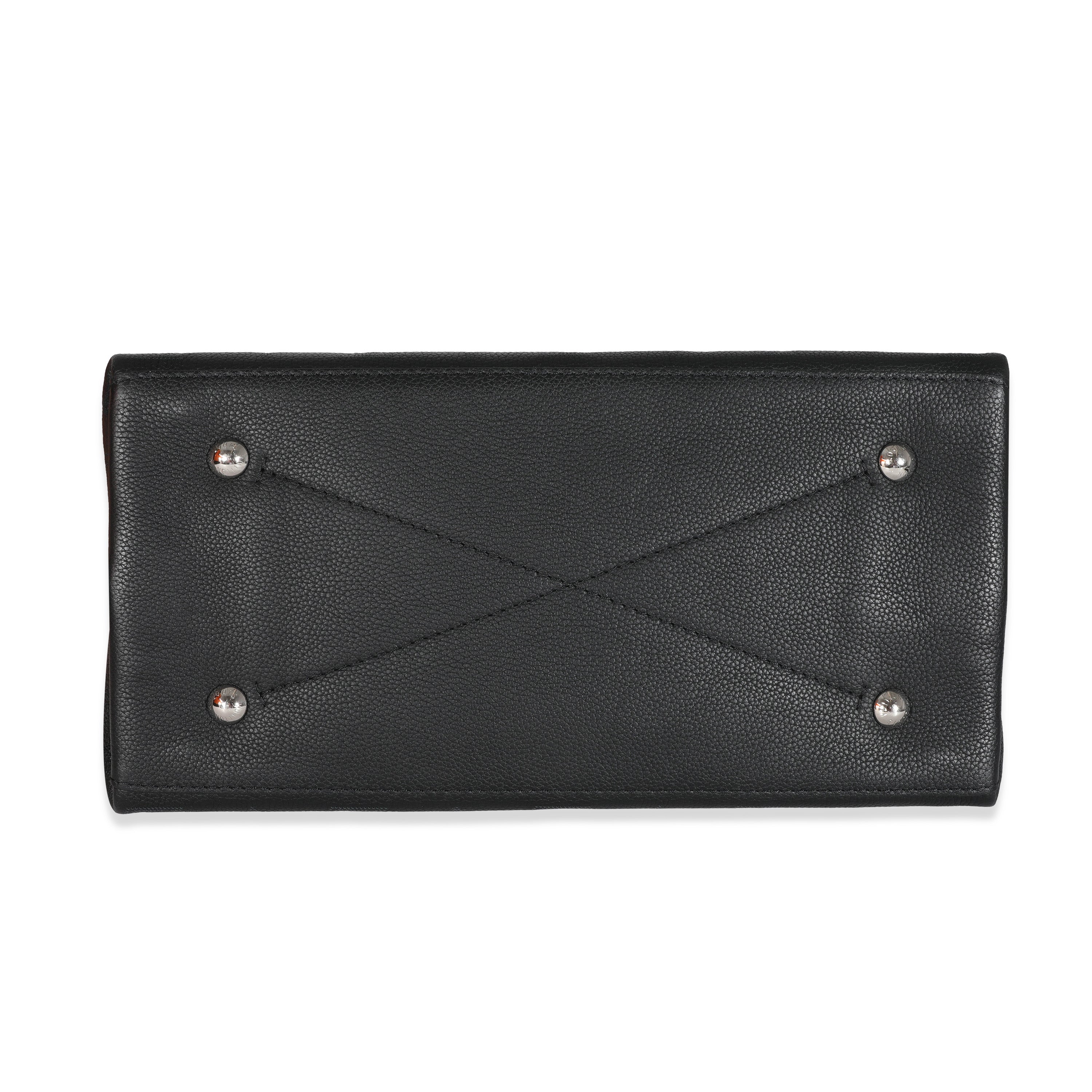 Louis Vuitton Louis Vuitton Black Mahina Carmel Hobo