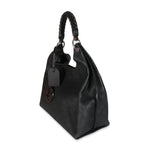 Louis Vuitton Louis Vuitton Black Mahina Carmel Hobo