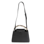 Louis Vuitton Louis Vuitton Black Taurillon Python Capucines PM