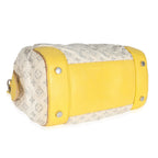 Louis Vuitton Louis Vuitton Jaune Monogram Denim Round Speedy Bag