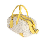 Louis Vuitton Louis Vuitton Jaune Monogram Denim Round Speedy Bag