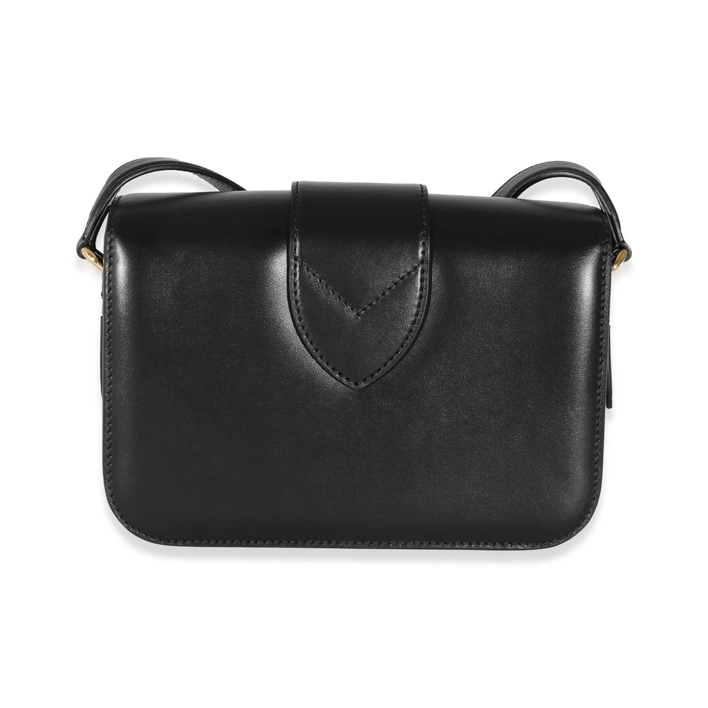 Louis Vuitton Louis Vuitton Black Smooth Calfskin LV Pont 9 MM