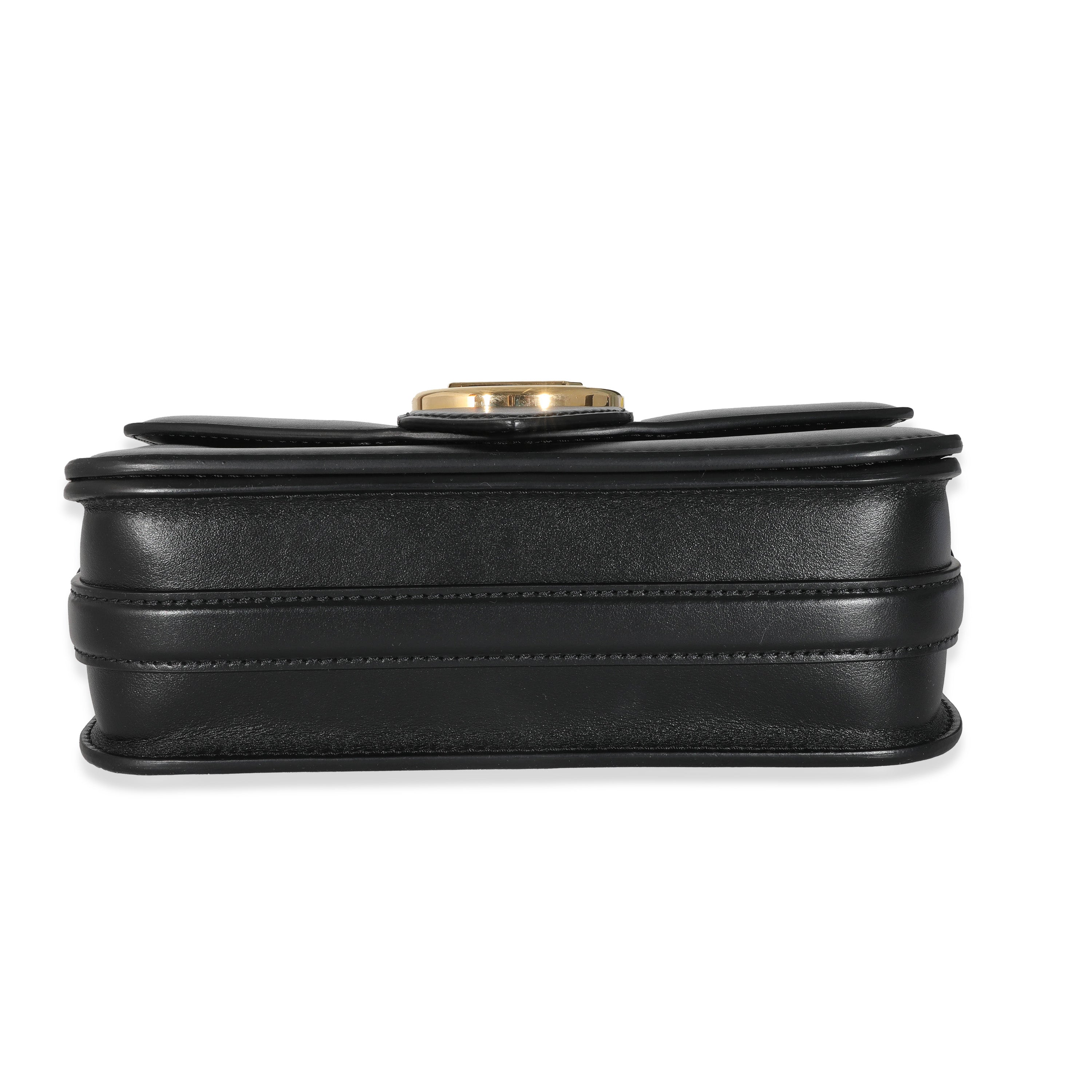Louis Vuitton Louis Vuitton Black Smooth Calfskin LV Pont 9 MM