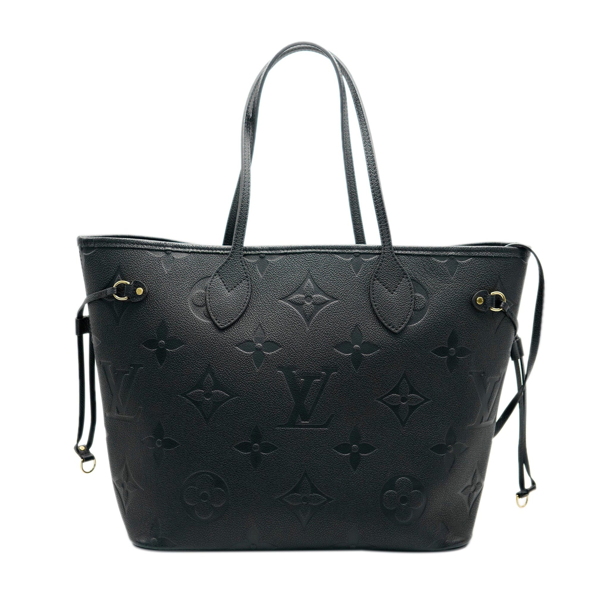Louis Vuitton Louis Vuitton Black Monogram Empreinte Neverfull MM
