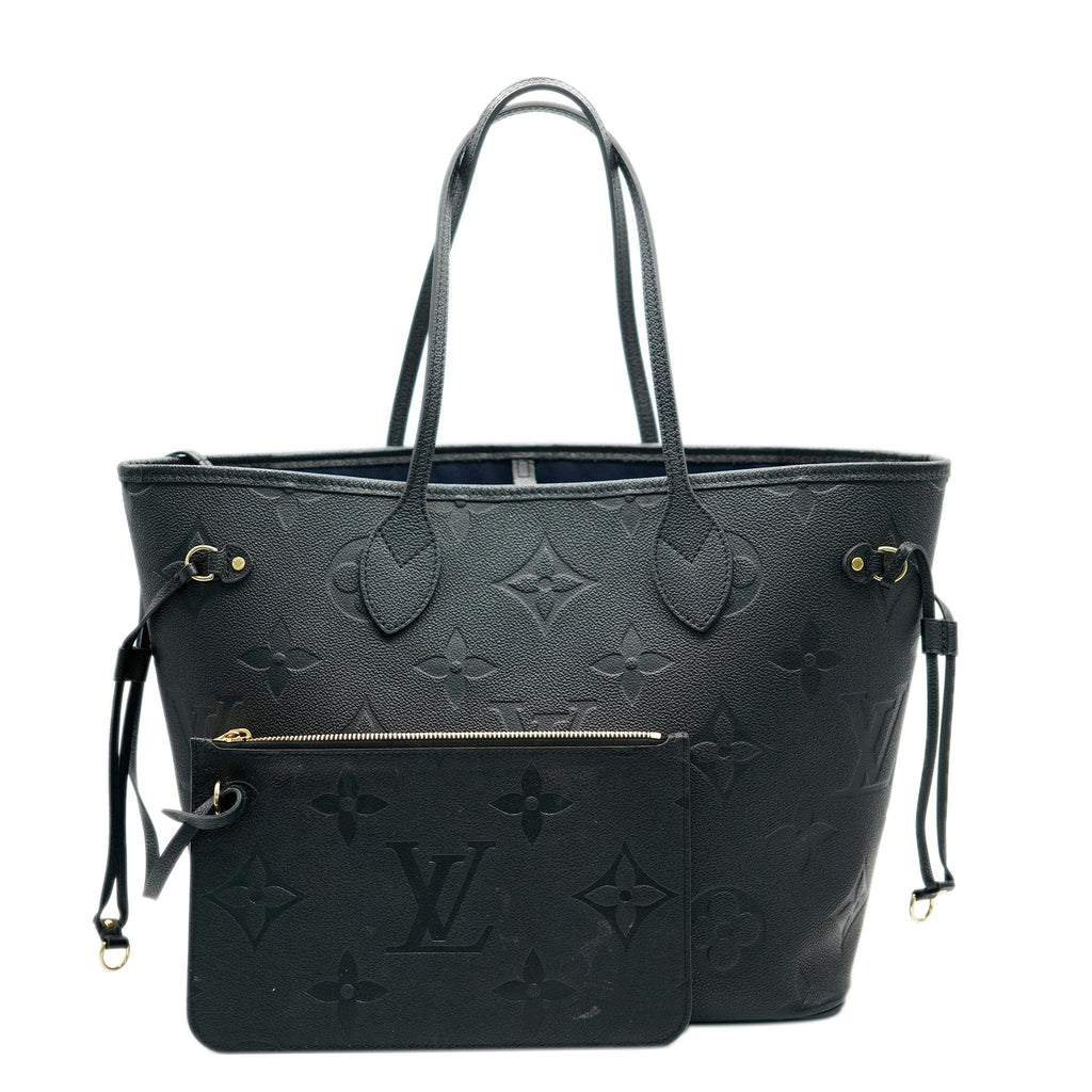 Louis Vuitton Louis Vuitton Black Monogram Empreinte Neverfull MM