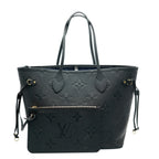 Louis Vuitton Louis Vuitton Black Monogram Empreinte Neverfull MM