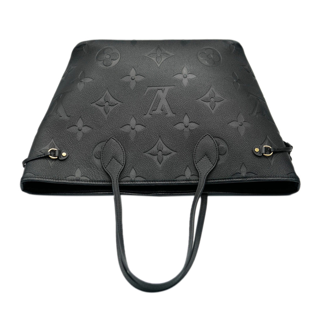 Louis Vuitton Louis Vuitton Black Monogram Empreinte Neverfull MM