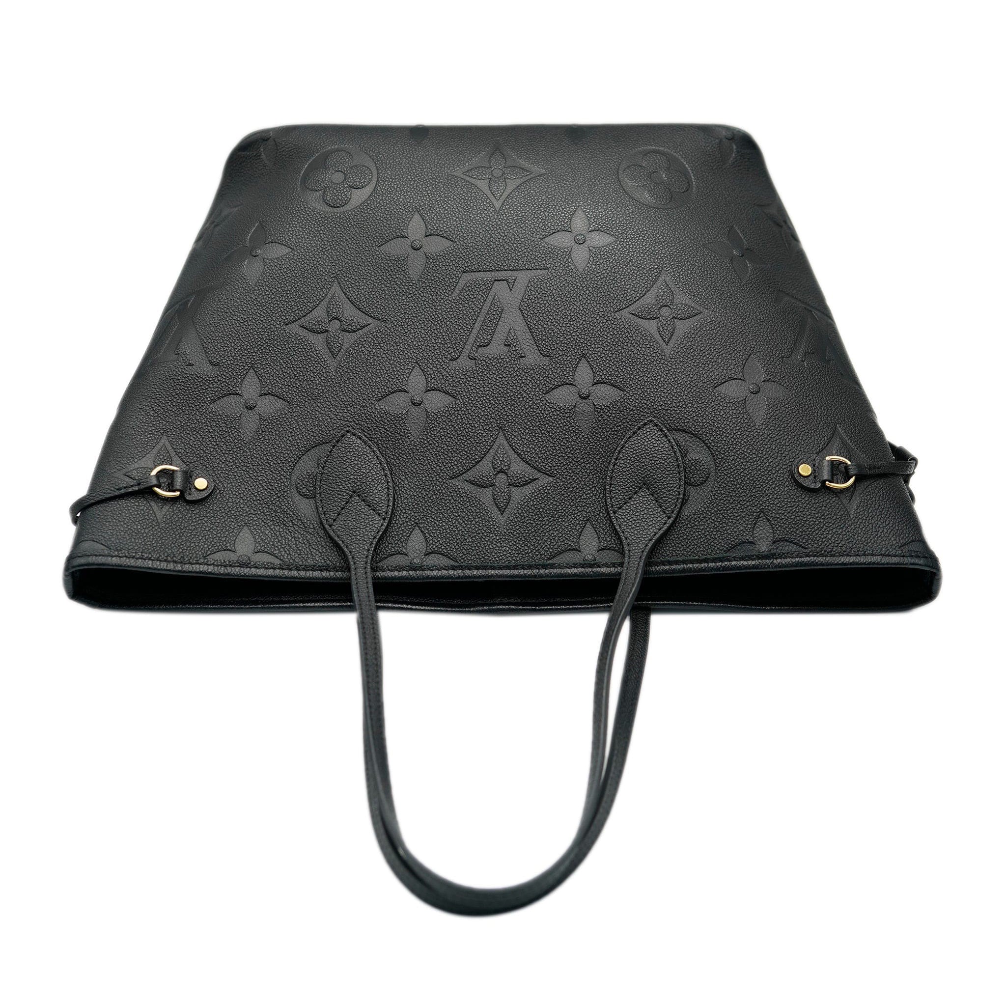 Louis Vuitton Louis Vuitton Black Monogram Empreinte Neverfull MM