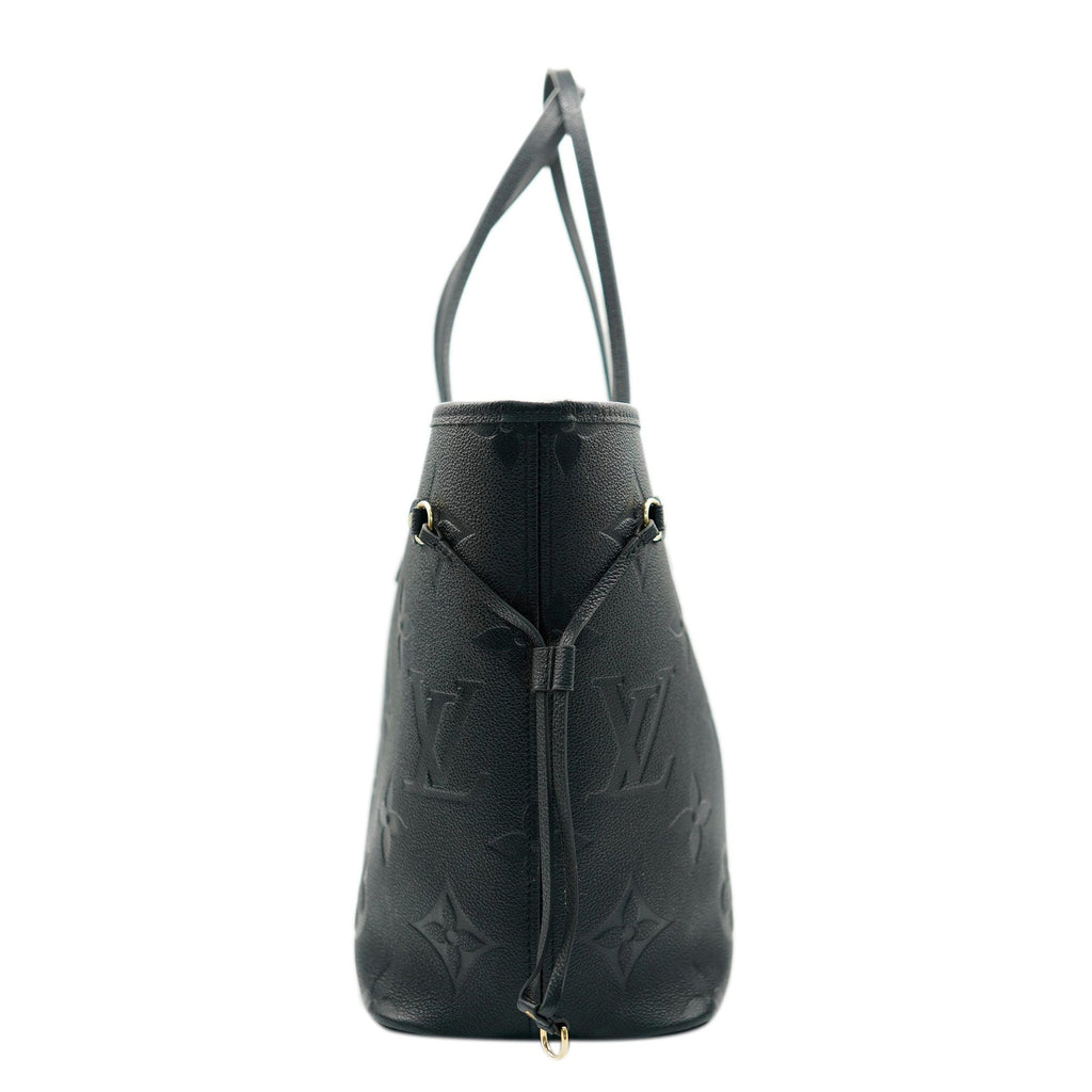 Louis Vuitton Louis Vuitton Black Monogram Empreinte Neverfull MM