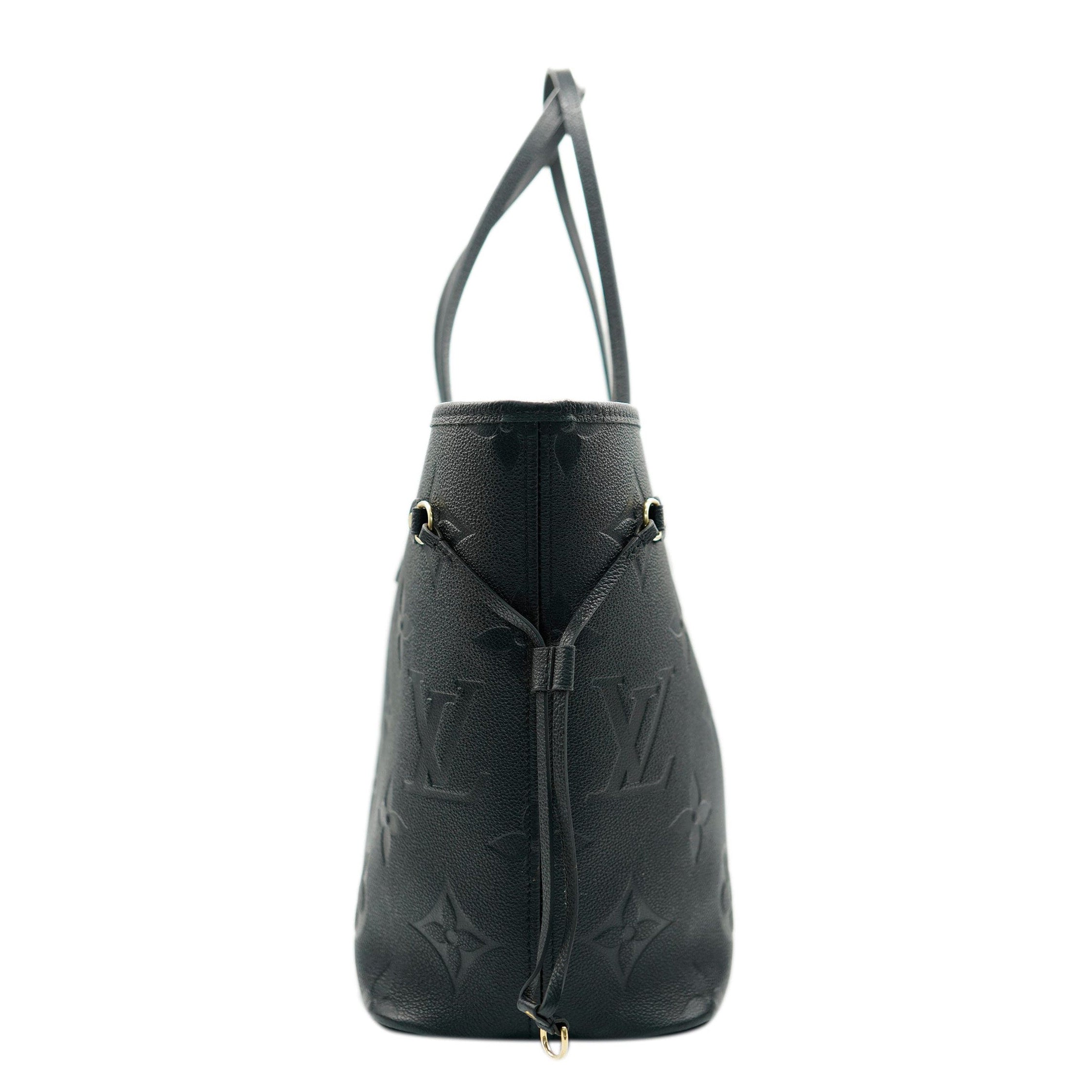 Louis Vuitton Louis Vuitton Black Monogram Empreinte Neverfull MM