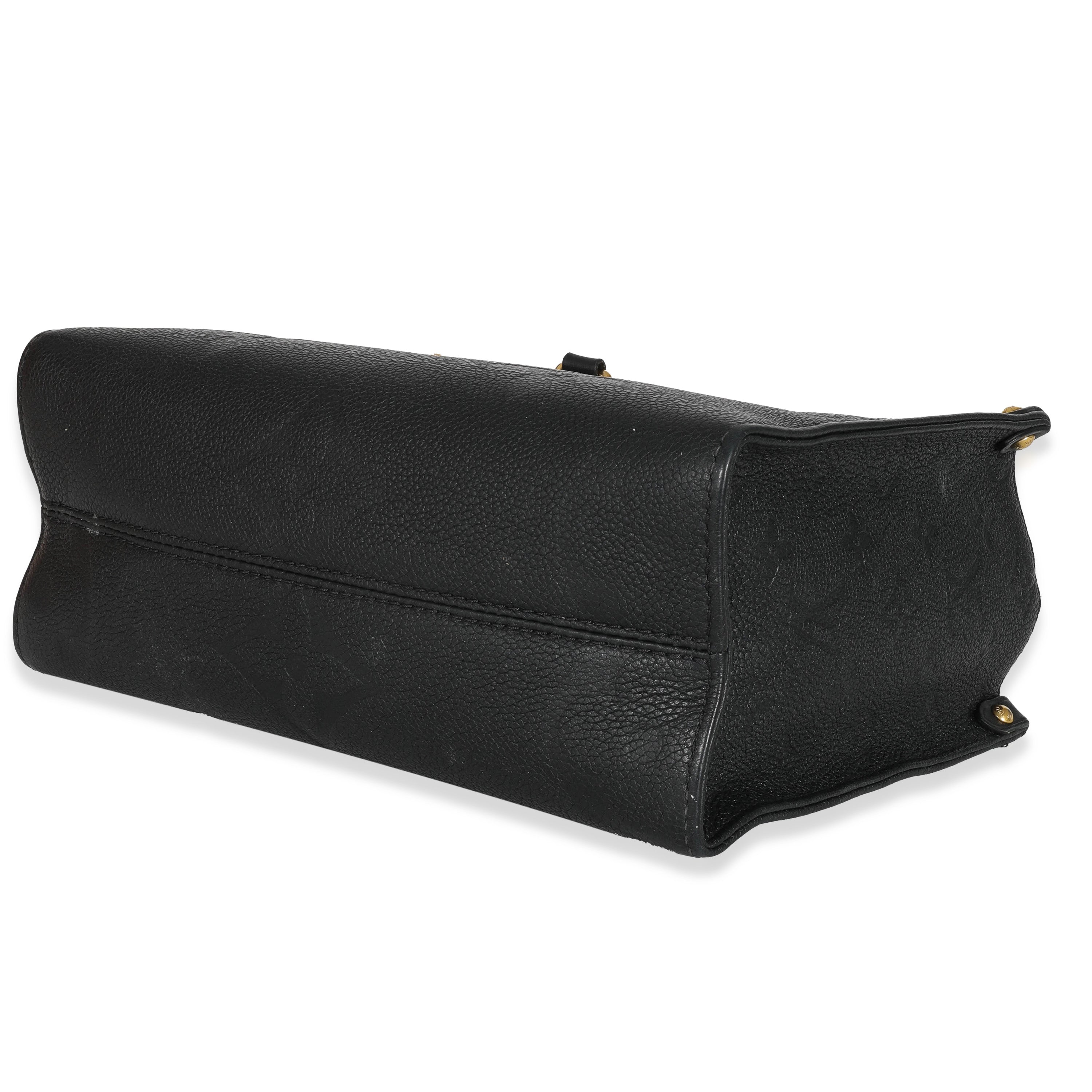 Louis Vuitton Louis Vuitton Black Empreinte Onthego PM