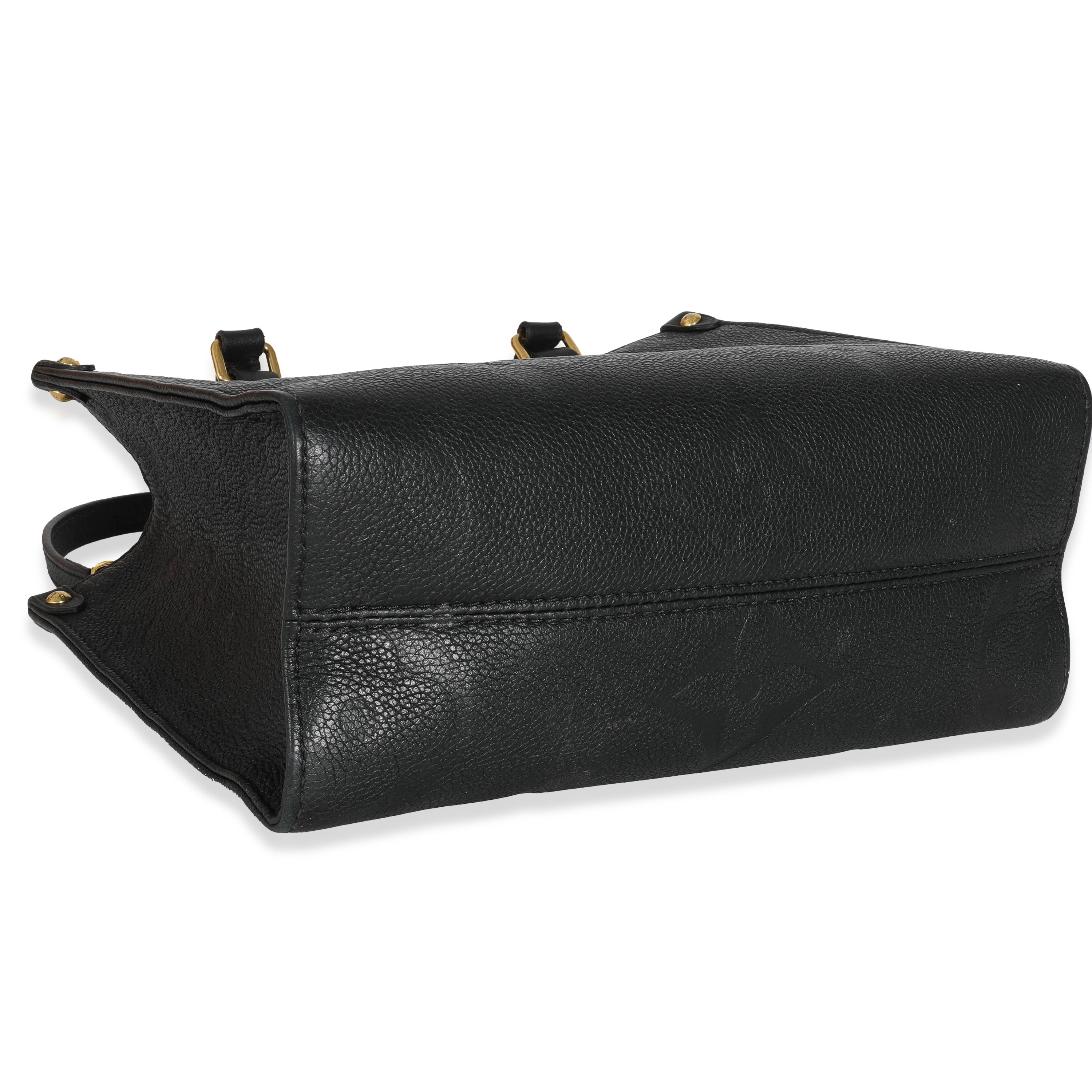 Louis Vuitton Louis Vuitton Black Empreinte Onthego PM