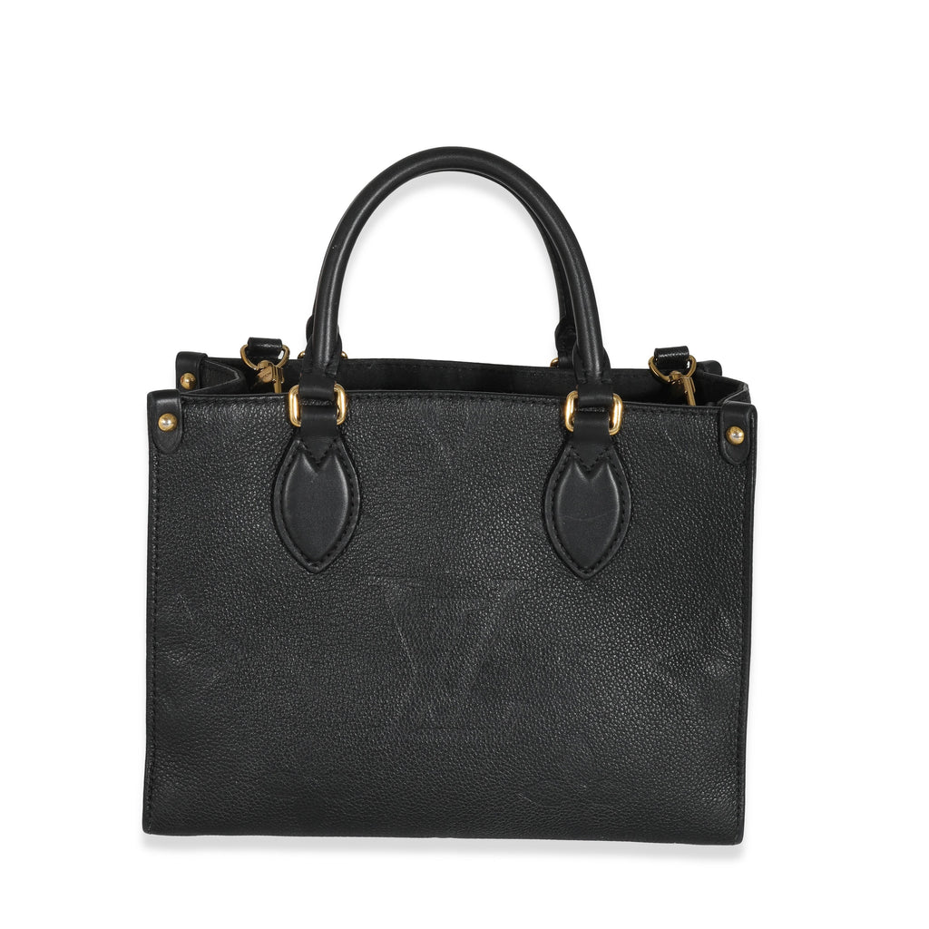 Louis Vuitton Louis Vuitton Black Empreinte Onthego PM