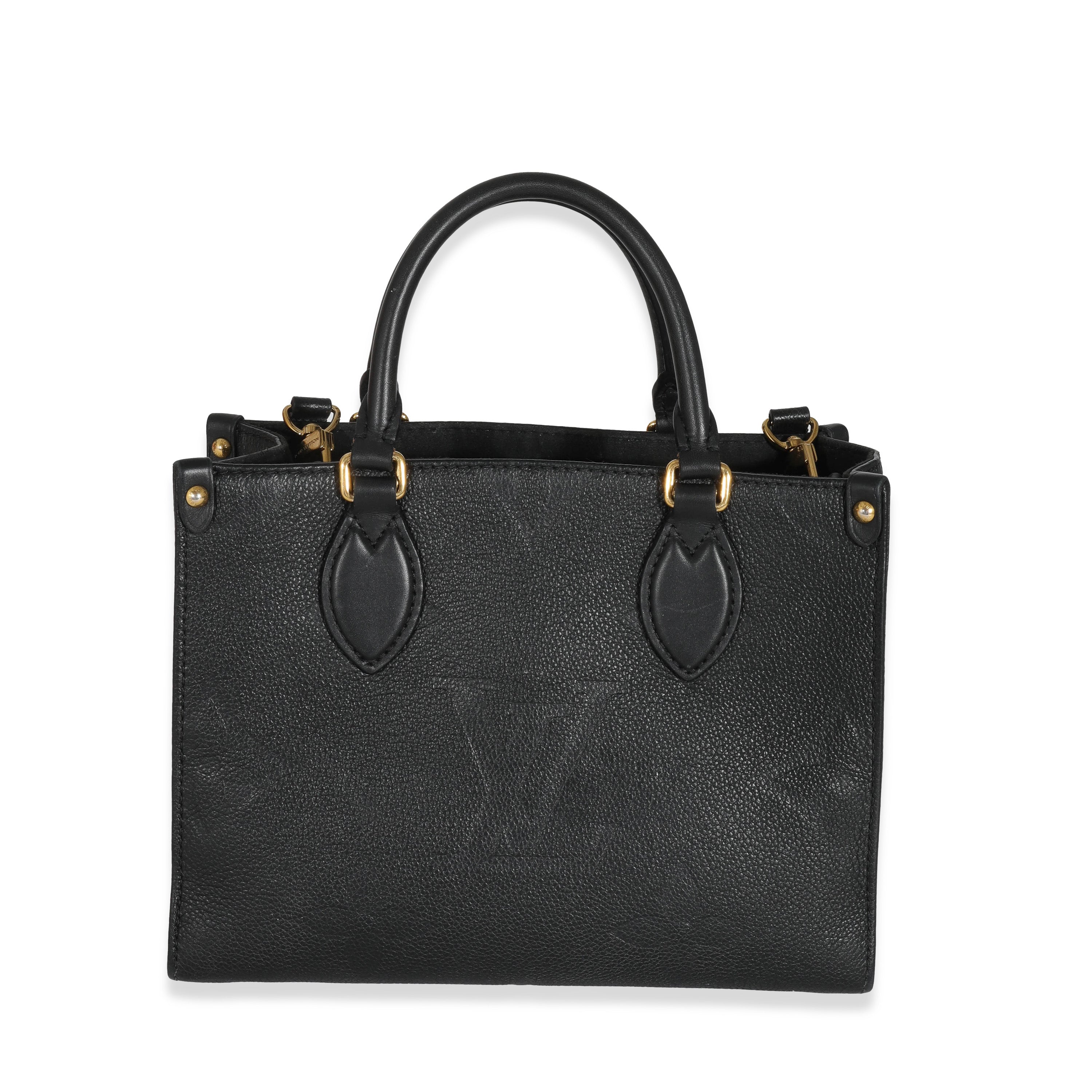 Louis Vuitton Louis Vuitton Black Empreinte Onthego PM