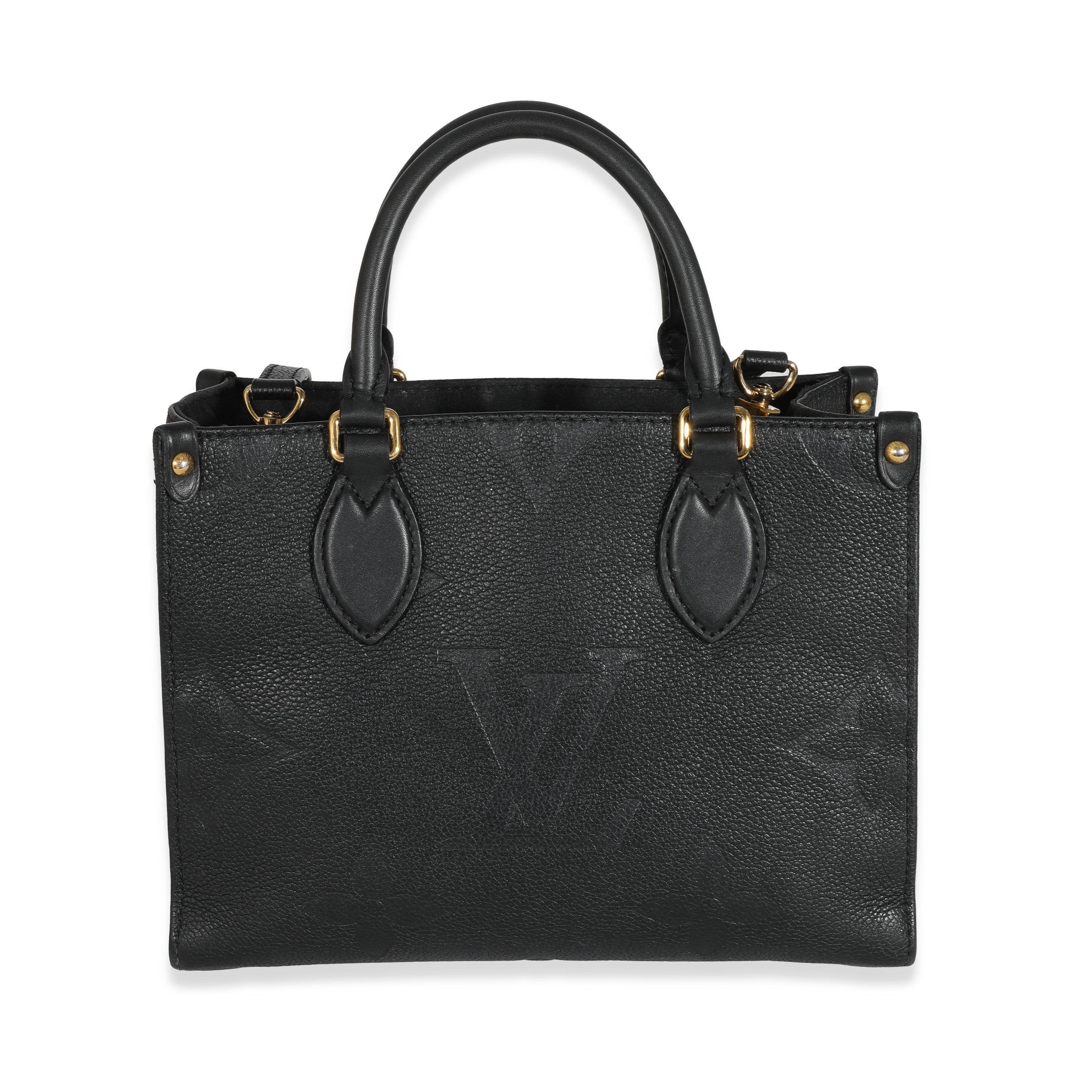 Louis Vuitton Louis Vuitton Black Empreinte Onthego PM