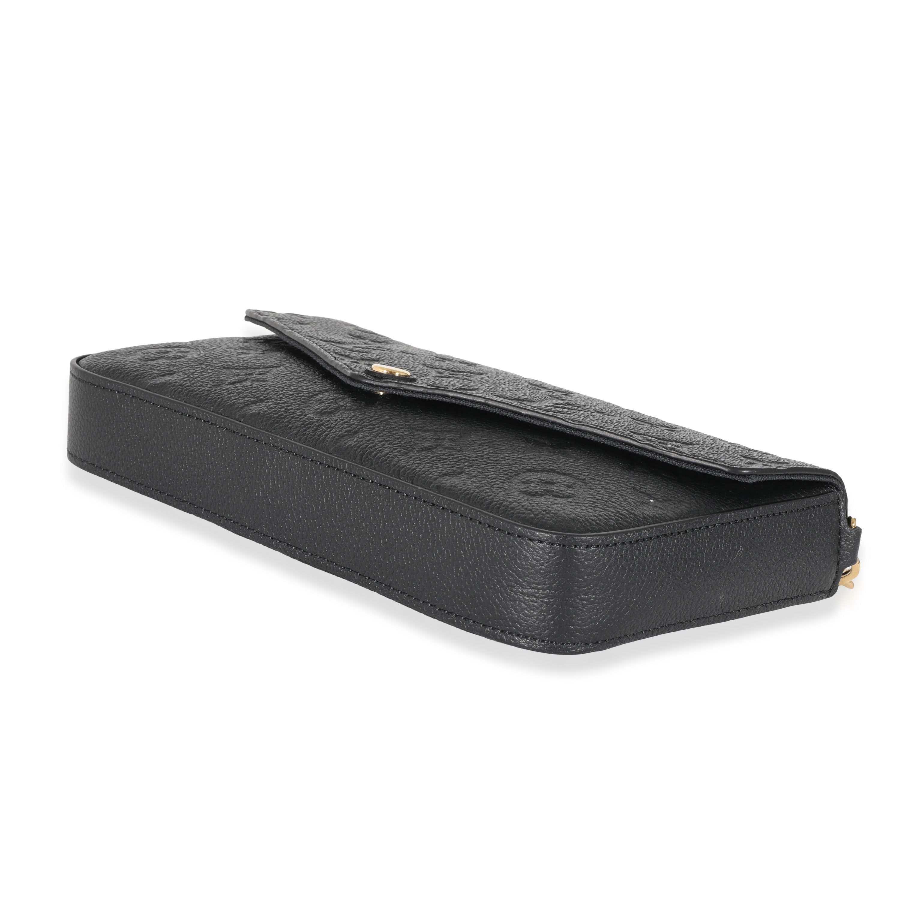 Louis Vuitton Louis Vuitton Black Monogram Empreinte Félicie Pochette