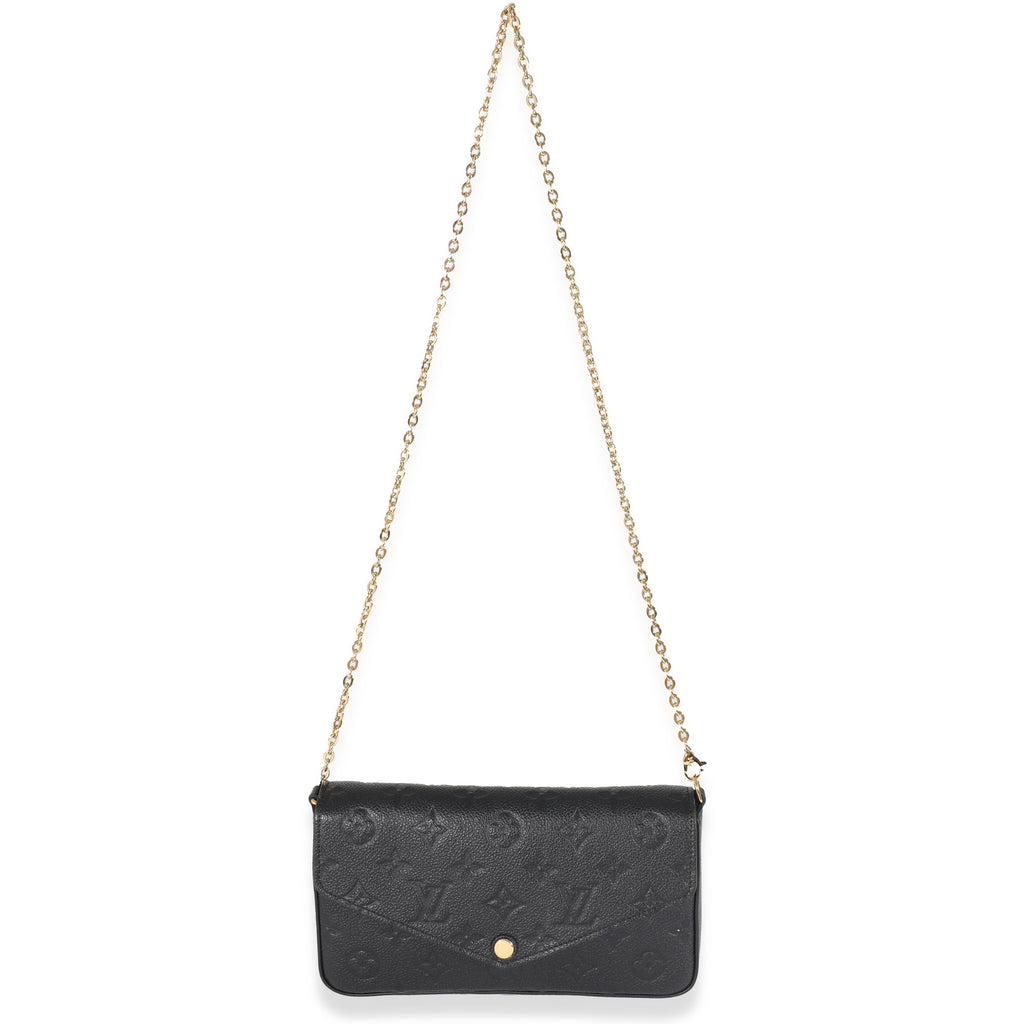 Louis Vuitton Louis Vuitton Black Monogram Empreinte Félicie Pochette